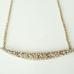Alexis Bittar Gold Miss Havisham Pave Necklace